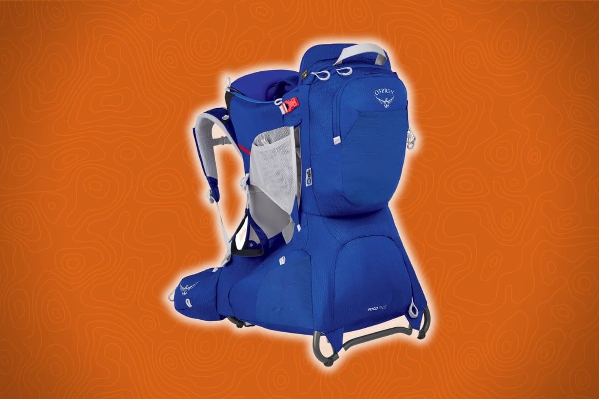 Osprey child carrier backpack product image.