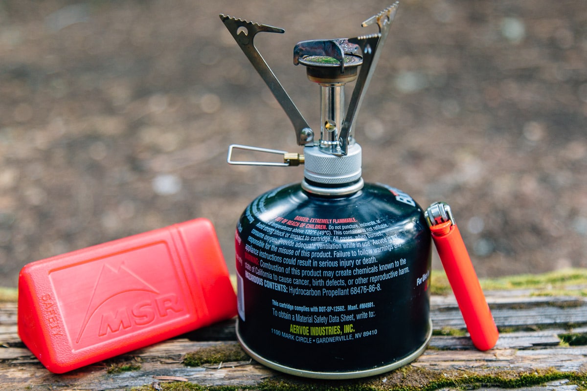 Backpacking stove