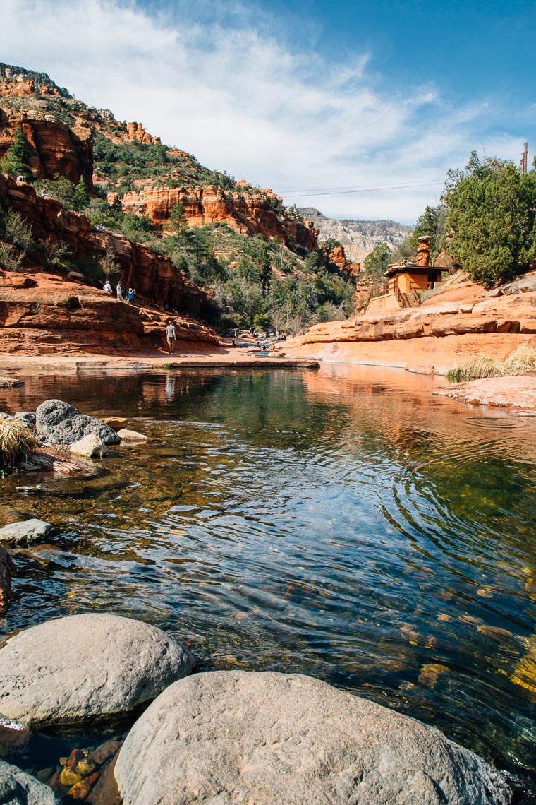 The swimming hole at Slide rock State Park in Sedona