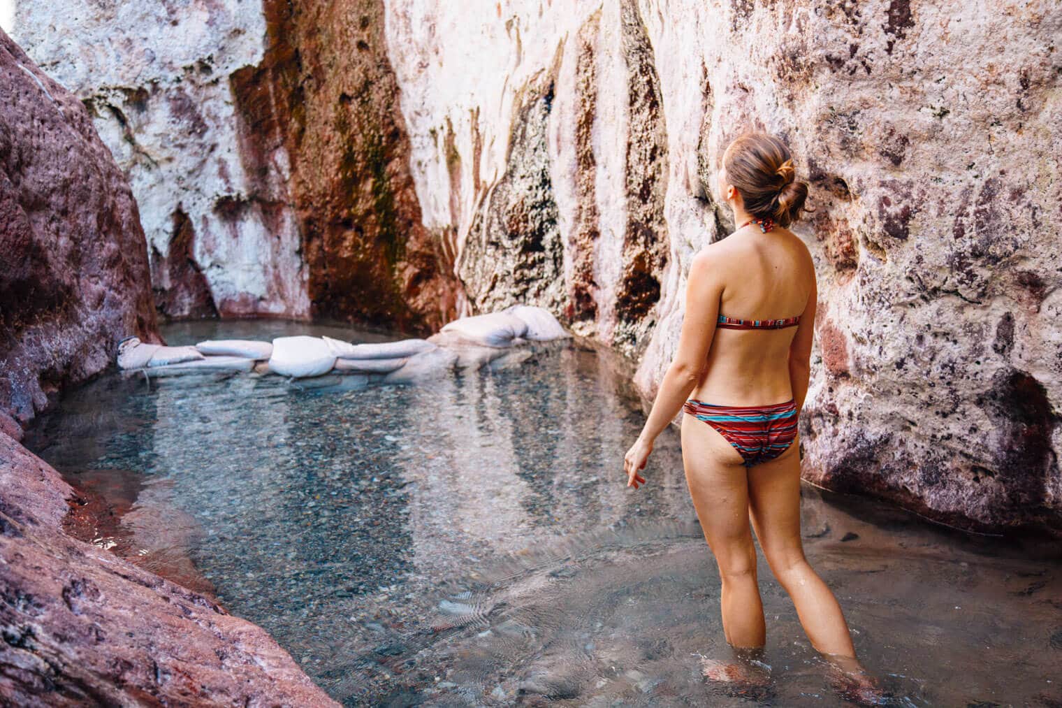 Megan standing in Arizona Hot Springs