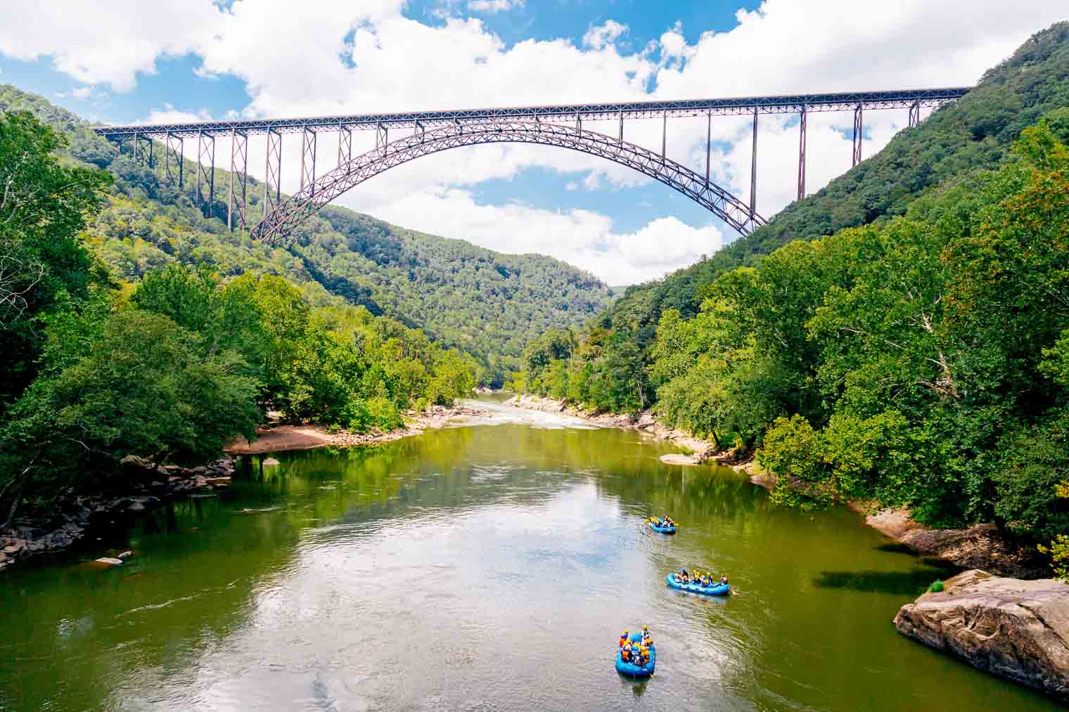 Rafting on the New River in West Virginia
