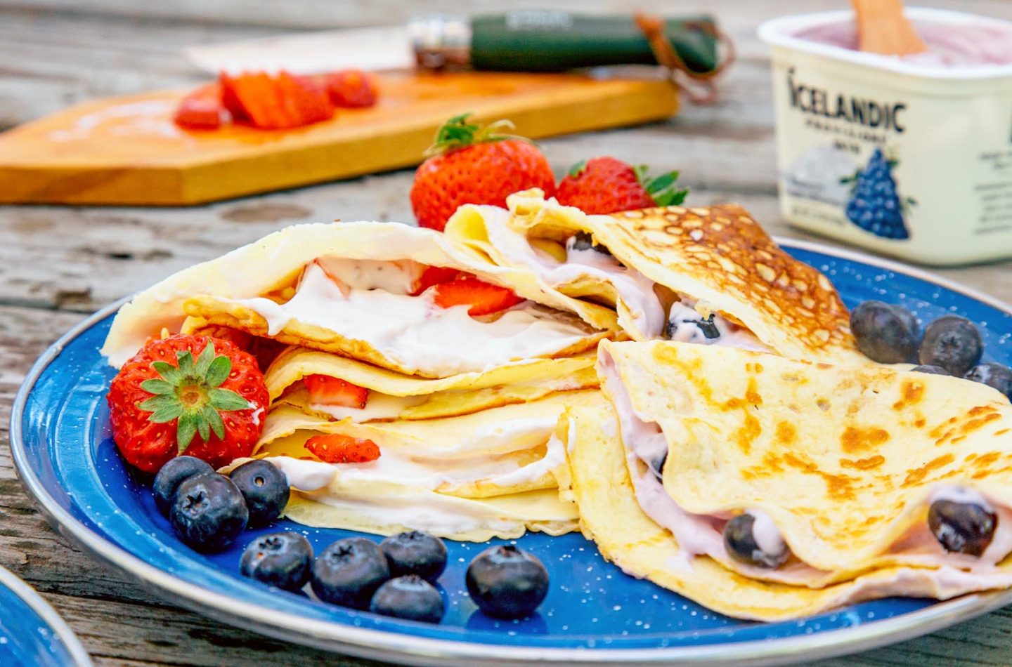 Pönnukökur Icelandic Pancakes with Skyr Fresh Off The Grid