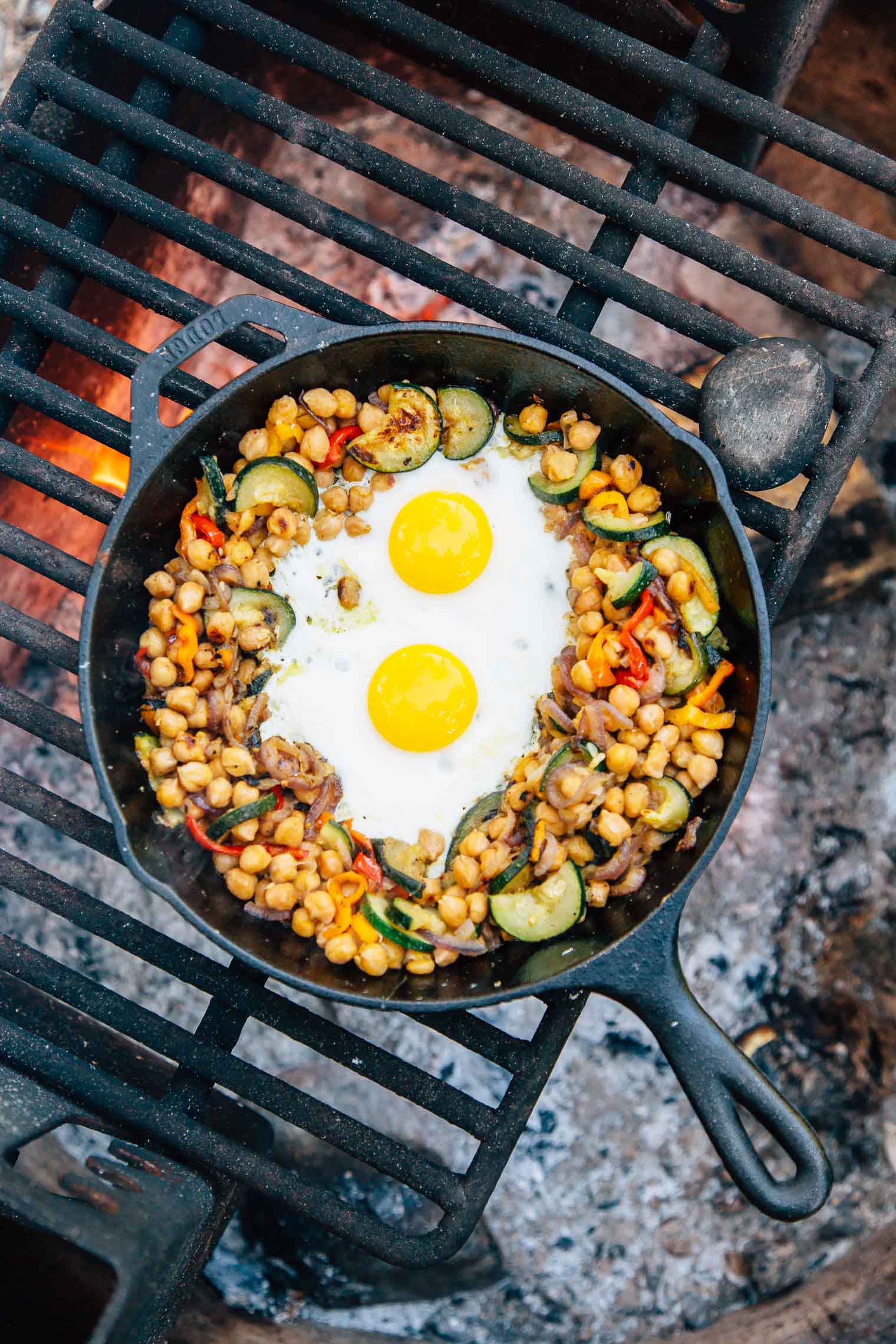 Campfire Skillet Breakfast, Camping Recipes