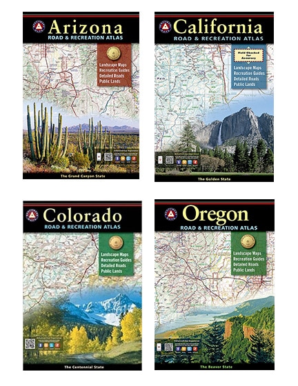 Four Benchmark Maps books