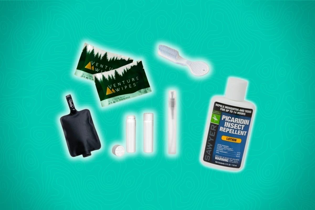 Backpacking ditty kit product photos