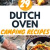 Pinterest graphic with text overlay reading "29 Dutch Oven Camping Recipes"