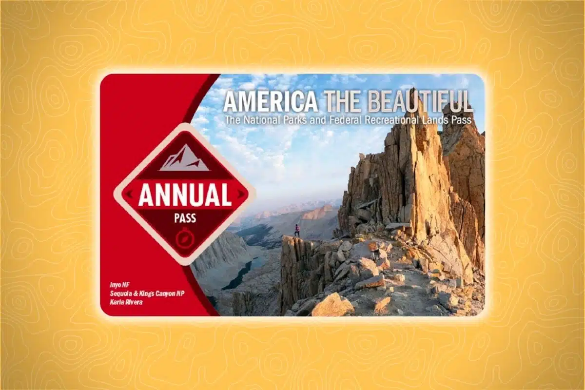 National parks pass product image.