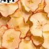 Pinterest graphic with text reading "How to Make Apple Chips No Dehydrator Required".
