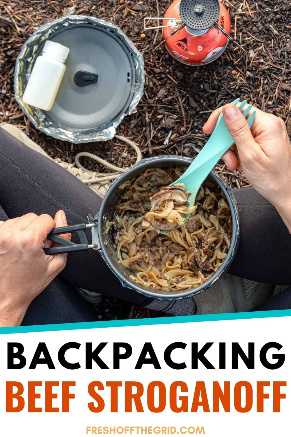 Dehydrated Beef Stroganoff Backpacking Recipe by Fresh Off The Grid