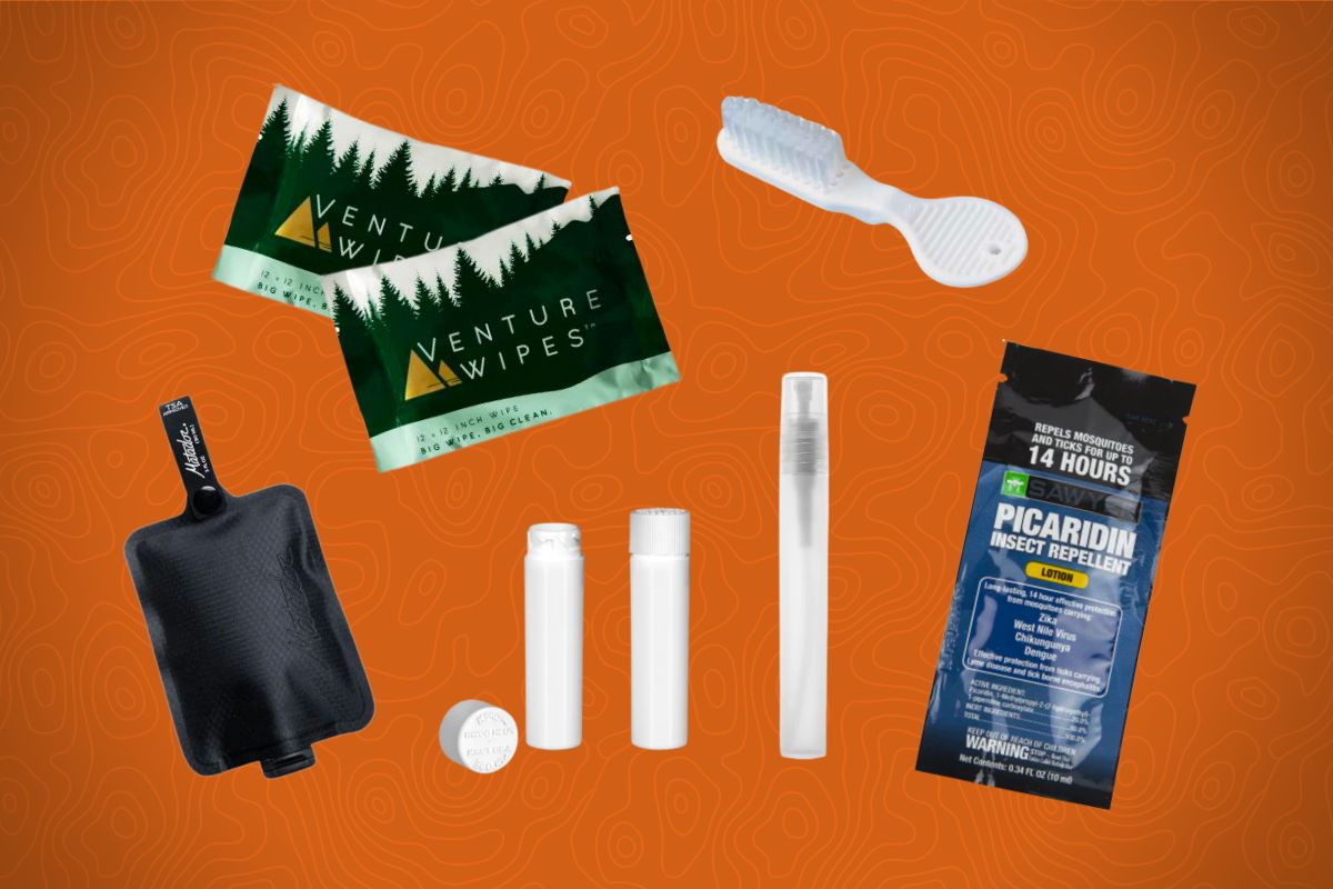 Backpacking ditty kit product photos
