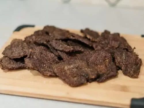 What temperature do you cook beef jerky in a dehydrator Simple Beef Jerky Recipe Fresh Off The Grid