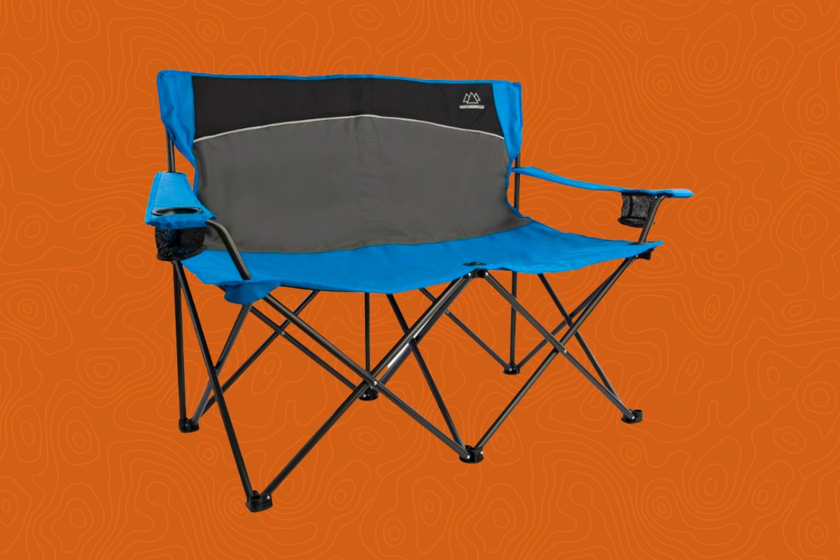 Camp loveseat chair product image.