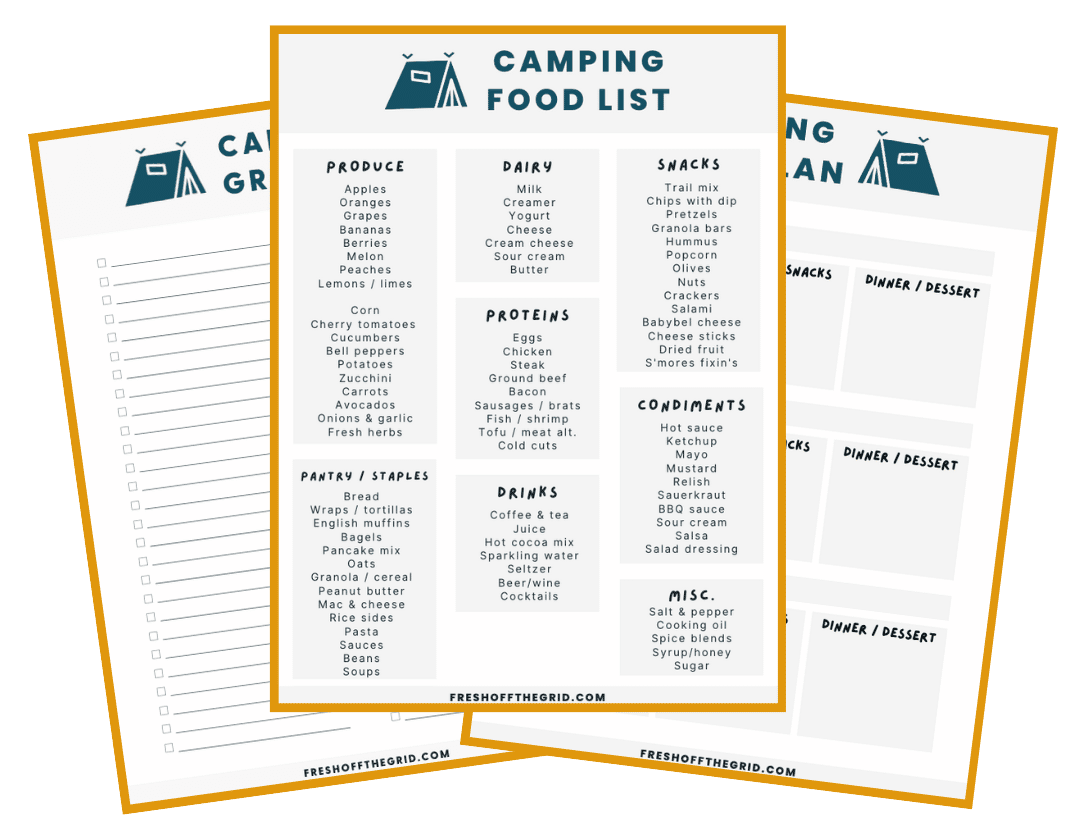 Graphic depicting printable checklists