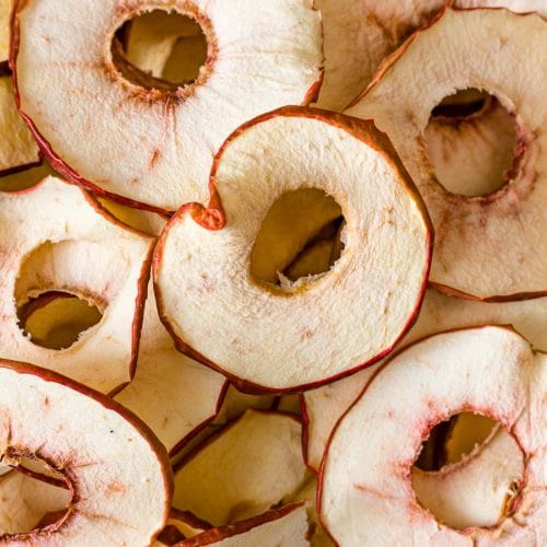 Dehydrated apple chips