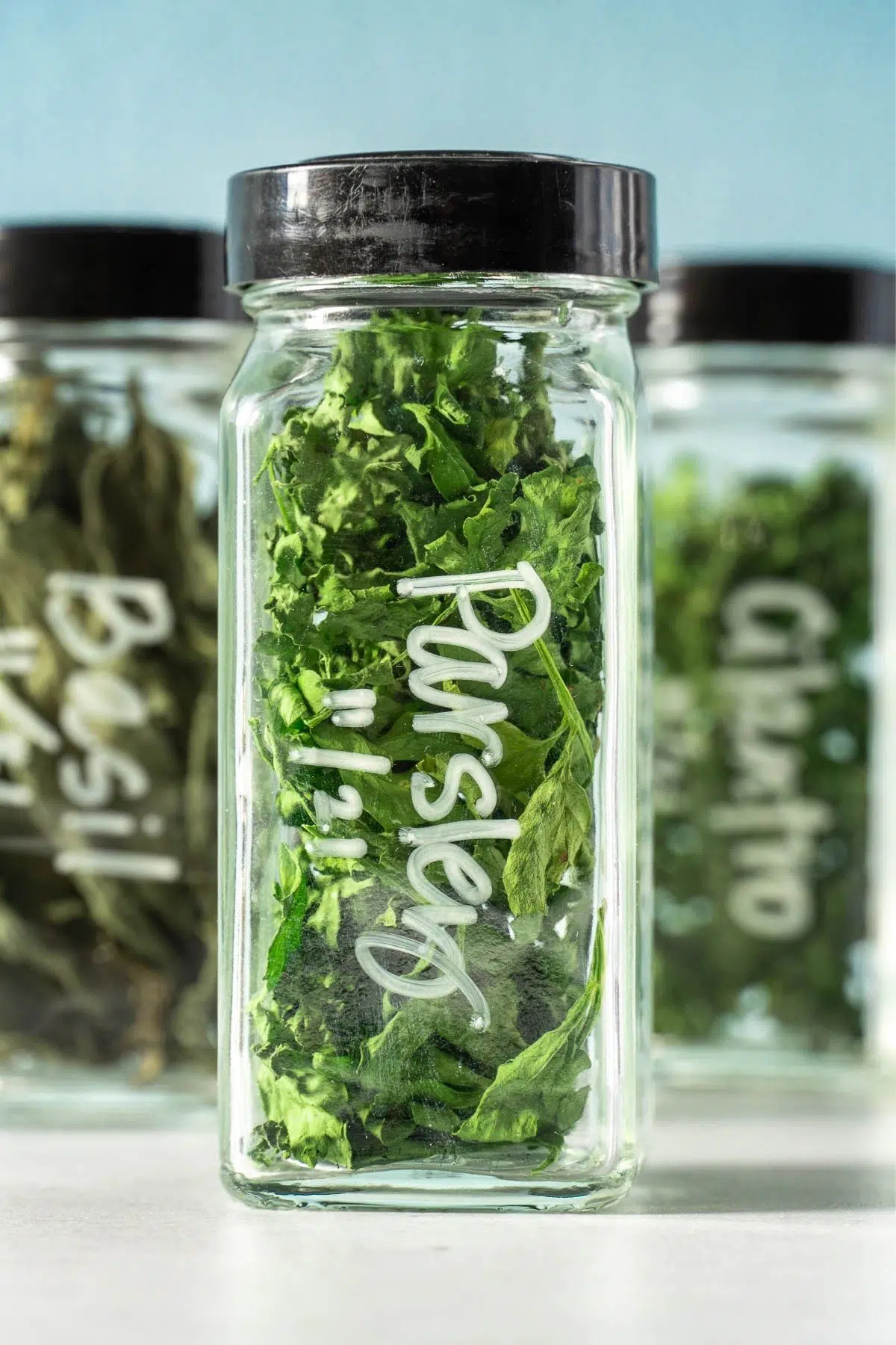 A jar labeled "Parsley: