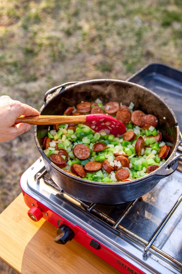 Dutch Oven Red Beans and Rice Fresh Off The Grid