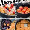 Pinterest graphic with text overlay reading "31 Dutch Oven Desserts for Camping."
