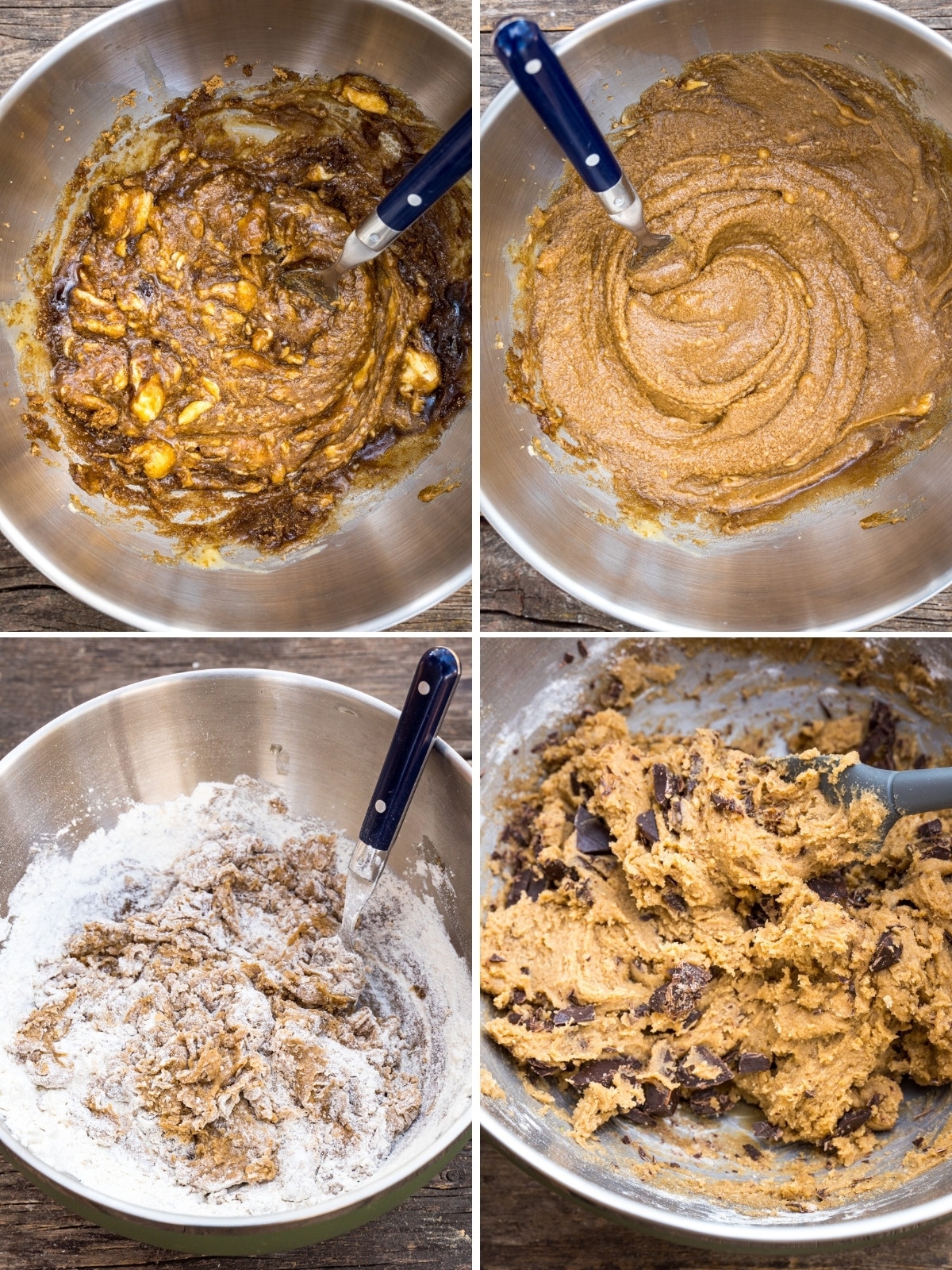 How to make blondies in a dutch oven steps 1-4
