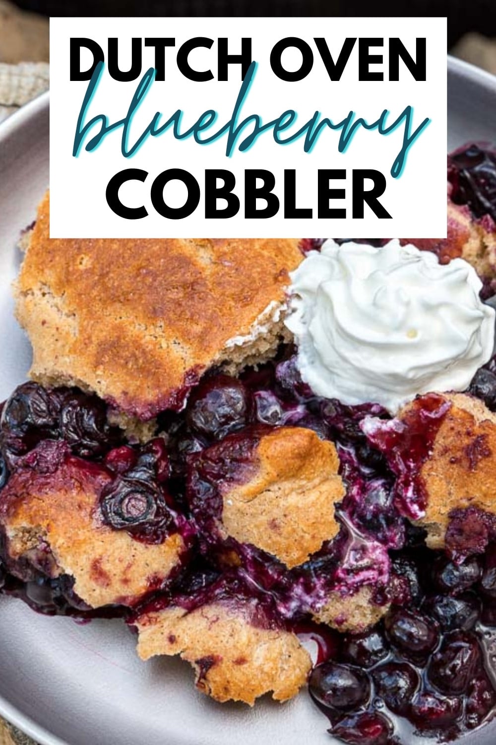 Dutch Oven Blueberry Cobbler Fresh Off The Grid