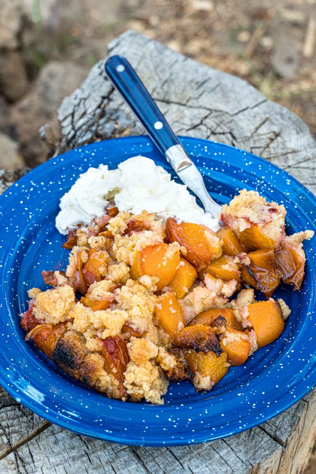 Dutch Oven Peach Cobbler Fresh Off The Grid