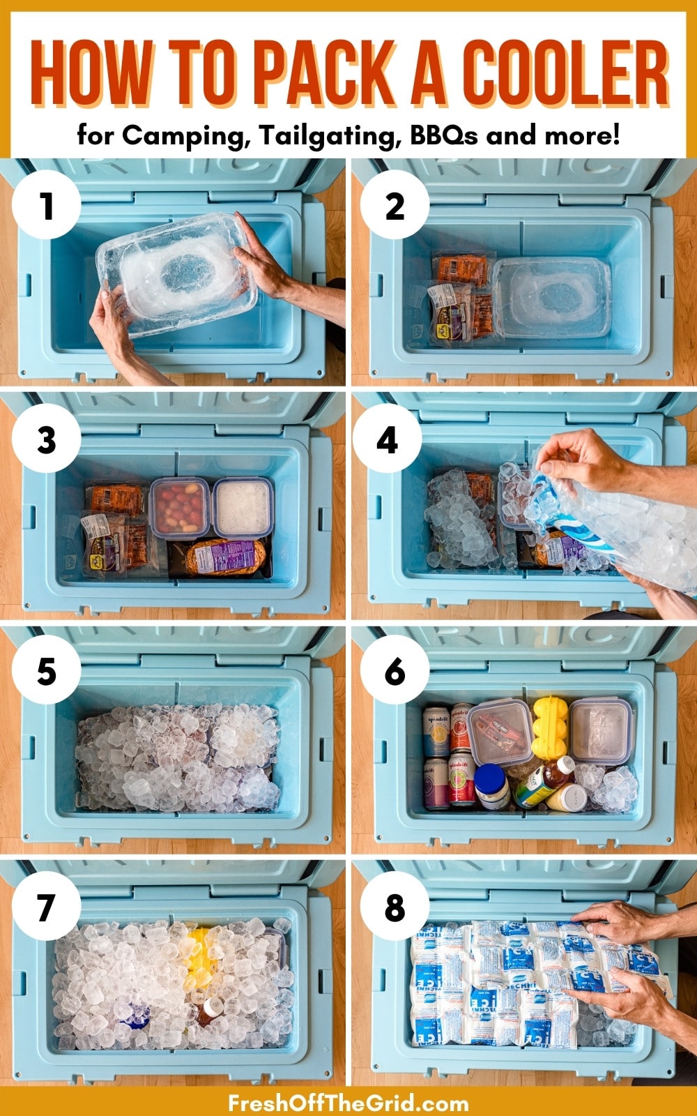 How to Pack a Cooler like a Pro Fresh Off The Grid
