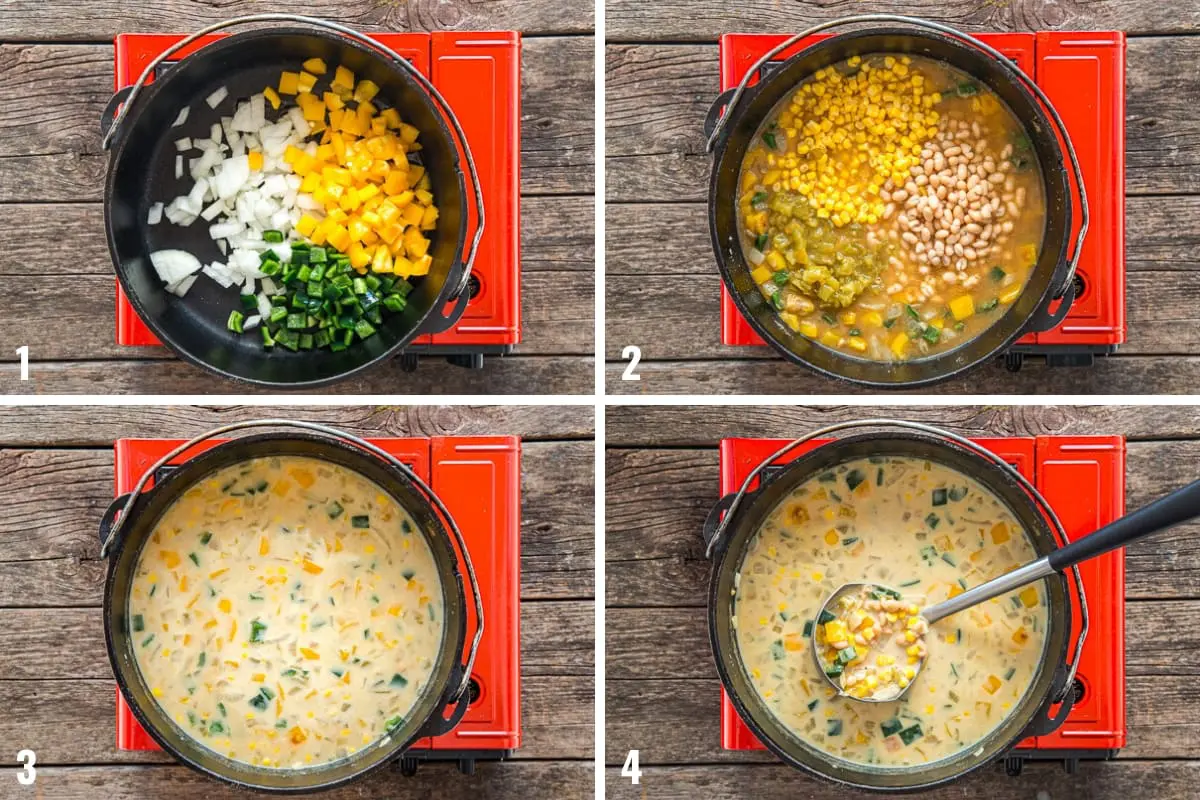 How to make White Bean Chili step by step photos