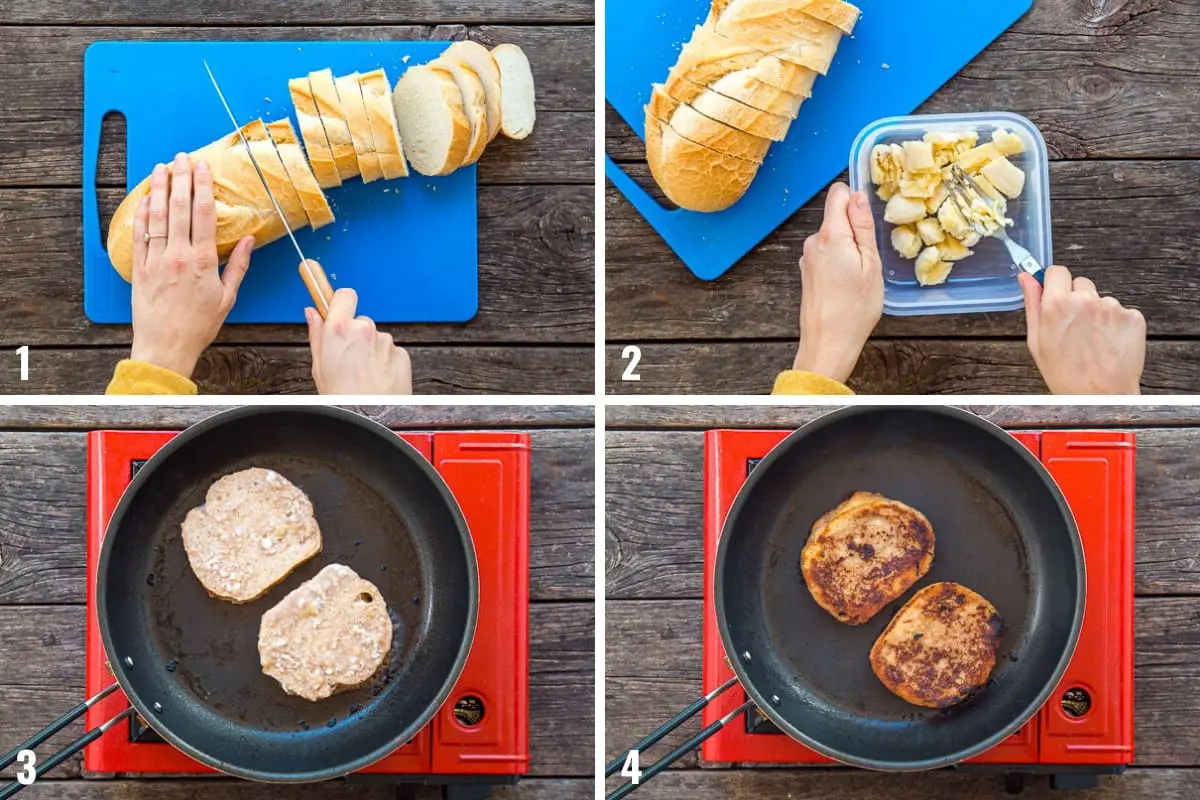 How to make French Toast Sticks step by step photos