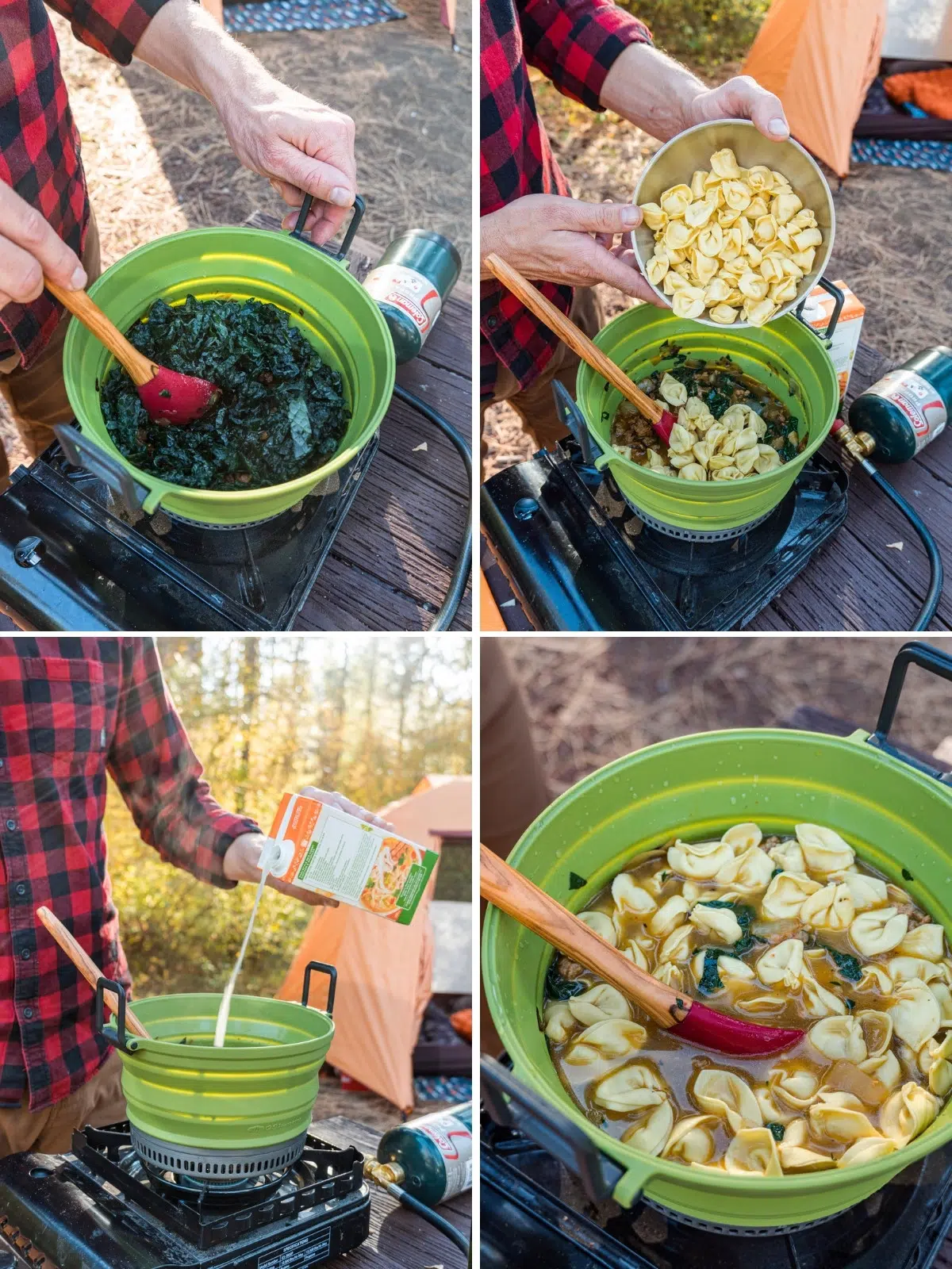 How to make tortellini soup step by step photos