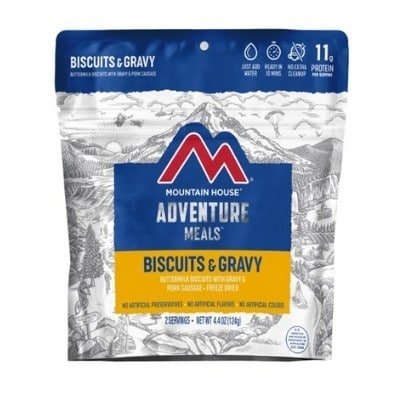 Mountain house biscuits and gravy