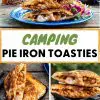 Pinterest graphic with text overlay reading "Camping Pie Iron Toasties"