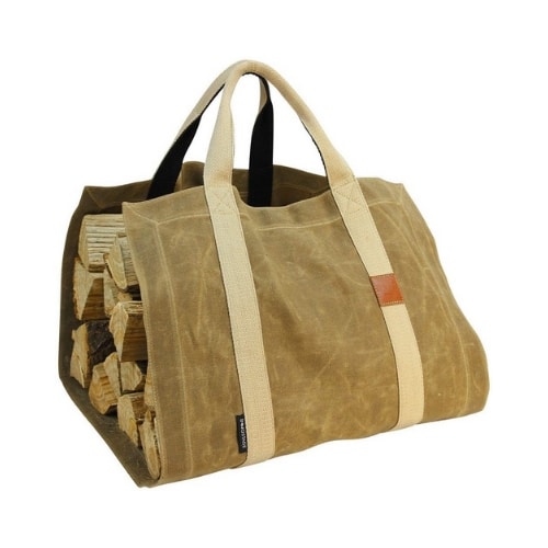 Canvas firewood carrier product image