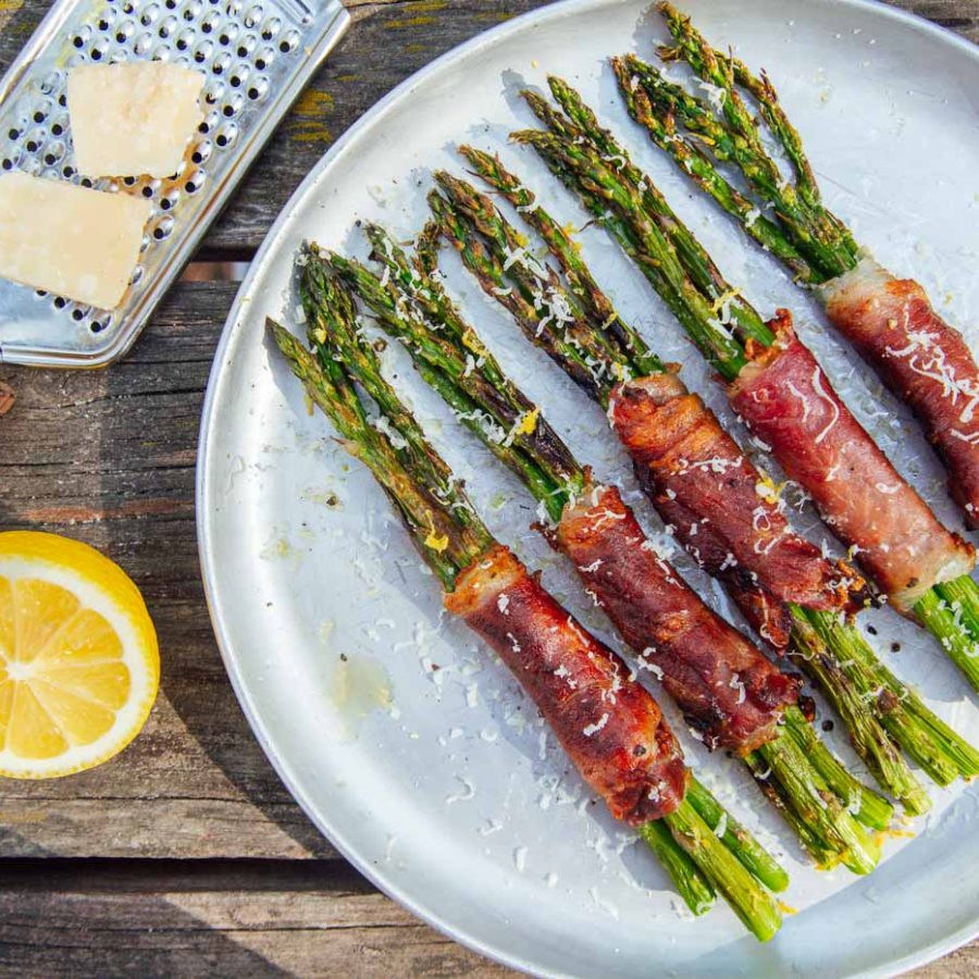 Prosciutto Wrapped Asparagus Bundles - Fresh Off The Grid