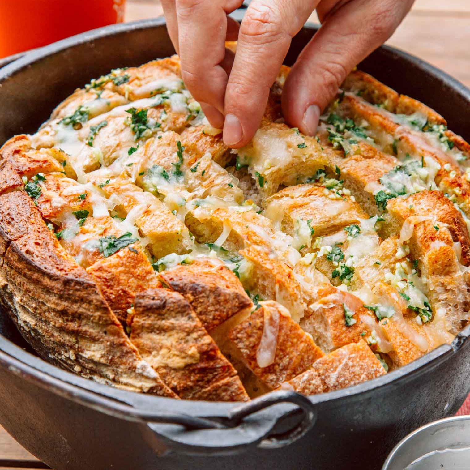 Pull Apart Garlic Bread - Fresh Off The Grid