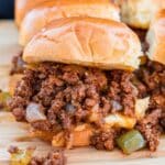 A sloppy joe sandwich.