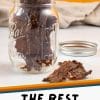 Pin with text reading The Best Beef Jerky