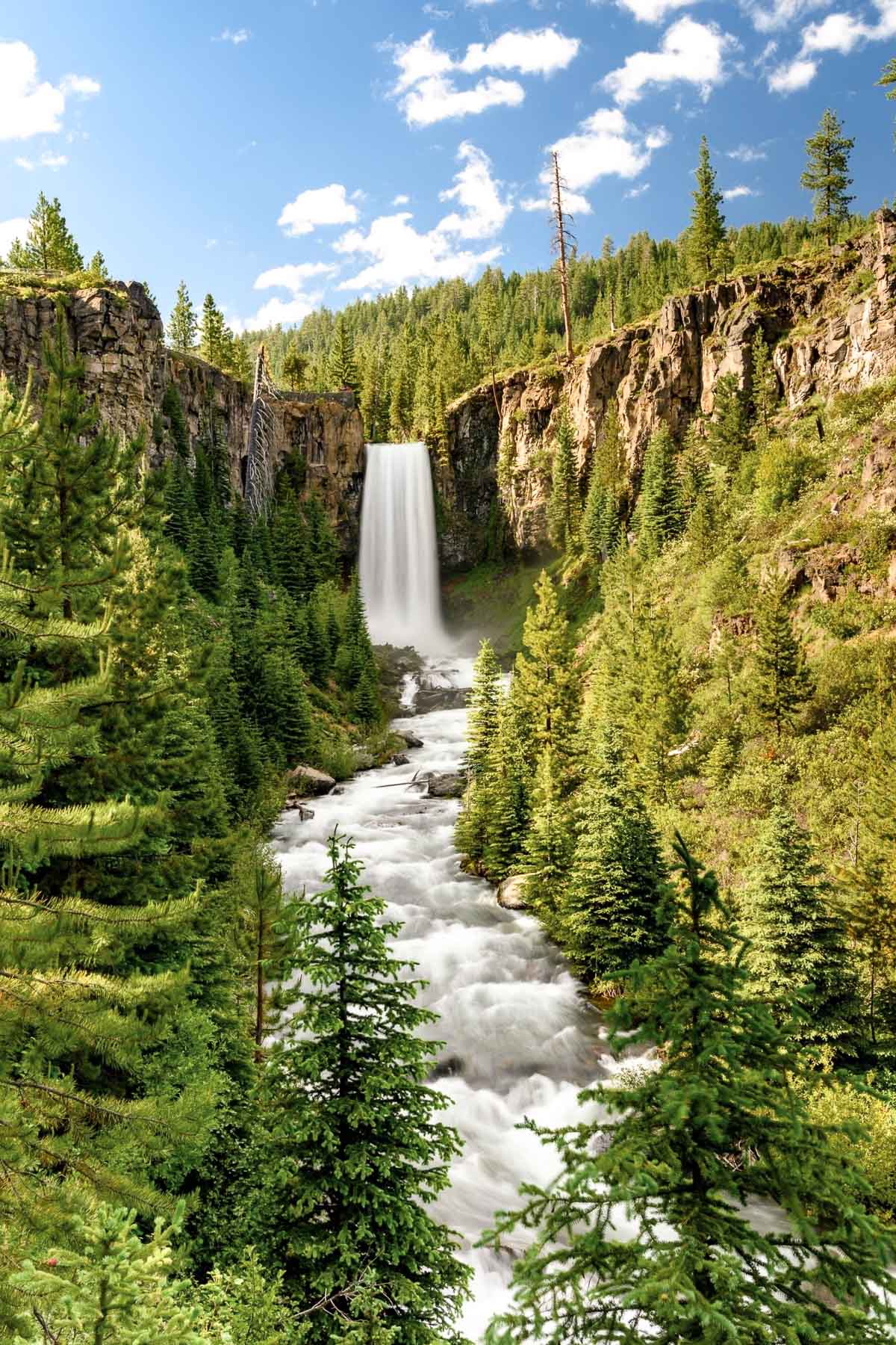 Tumalo Falls from the lower viewpoint
