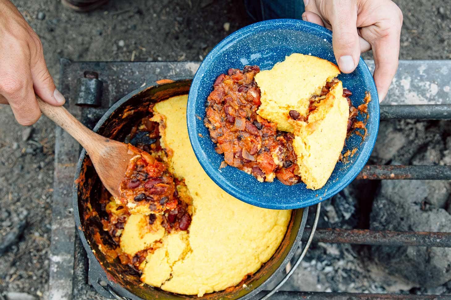 Campfire Breakfast Skillet - Over The Fire Cooking